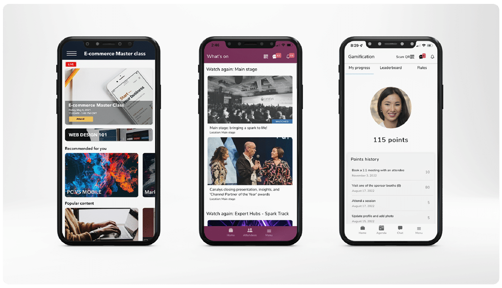 Smart, AI-powered event app