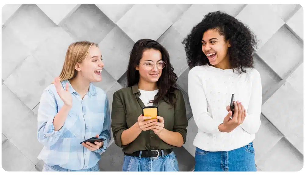 Attendees taking part in a gamified event experience