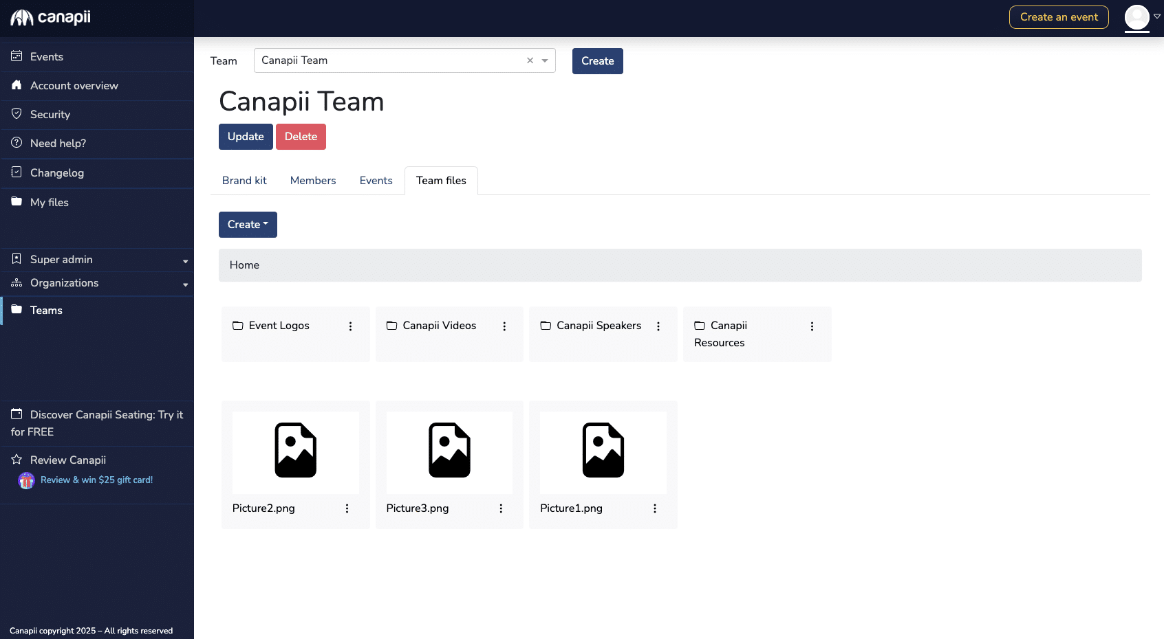 centralize team files 1.3